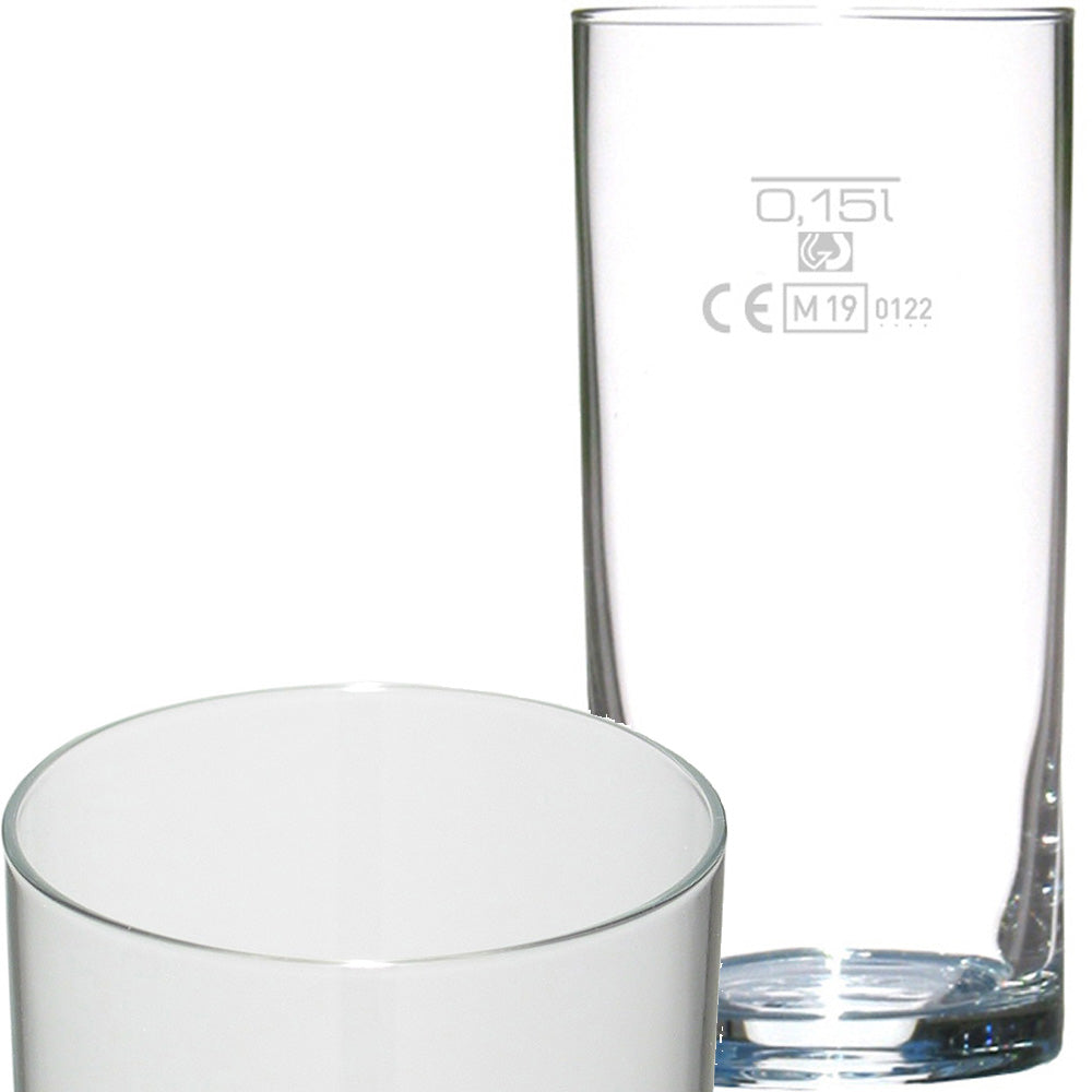 Cologne rod 18 cl Kölsch glass, fill line at 0.15 l