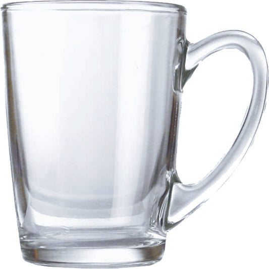 Verre à vin chaud 32 cl, trempé, sans trait de remplissage, sans décoration