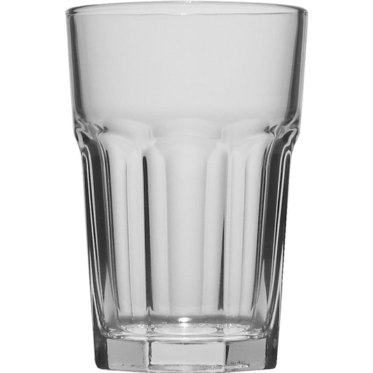 Gehärtetes Longdrinkglas 35,5 cl, ohne Füllstrich bei 0,25 l, (Restposten)