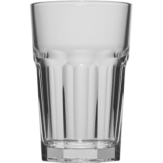 Gehärtetes Longdrinkglas 28 cl, ohne Füllstrich bei 0,2 l, (Restposten)
