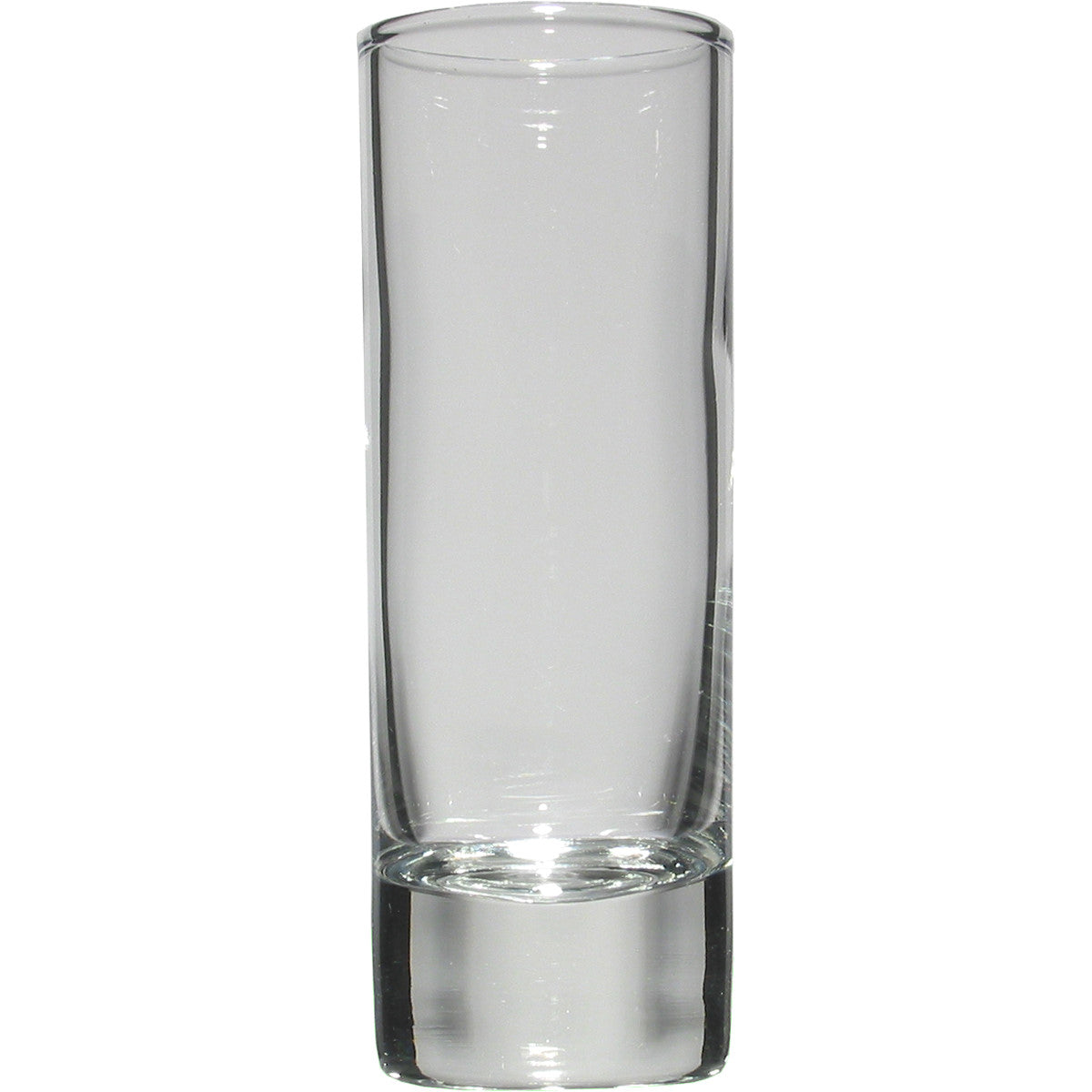 Schnapsglas Stamper Likörglas mit Eisboden, 6 cl ohne Füllstrich, ohne Dekor